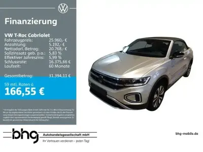 Brugt VW T-Roc Goal 116 HK (85 kW) 2025 Sort SUV