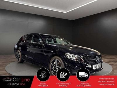 Schwarz unilack Gebraucht 2020 Mercedes C300 AMG line Kombi | 30.950 € (Guter Preis)