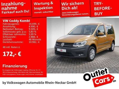 Gebraucht VW Caddy 110 PS (80 kW) 2020 Gelb Van / Kleinbus