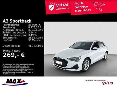 Begagnad Audi A3 Advanced 204 HK (150 kW) 2025 Vit Sedan