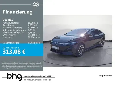 Używany VW ID.7 Pro 210 kW (286 KM) 2024 Czarny SUV