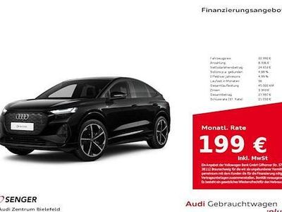 Mythosschwarz Gebraucht 2022 Audi Q4 Sportback e-tron Ambiente SUV | 32.990 € (Teuer)