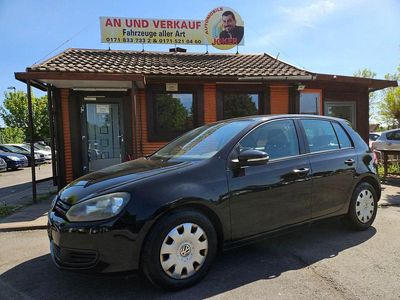 Gebraucht VW Golf VI Trendline 105 PS (77 kW) 2010 Schwarz Kleinwagen