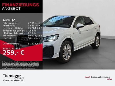 Gebraucht Audi Q2 S-Line 116 PS (85 kW) 2024 Weiß SUV