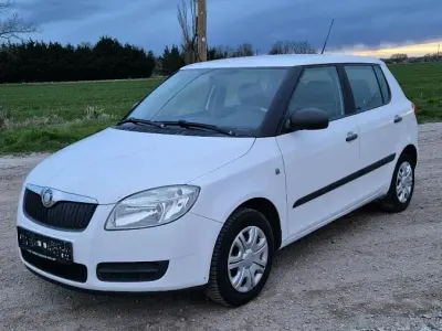 Gebraucht Skoda Fabia 60 PS (44 kW) 2009 Weiß Kleinwagen