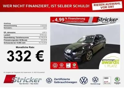 Gebraucht Skoda Octavia RS 245 PS (180 kW) 2023 Blackmagic perleffekt Kombi