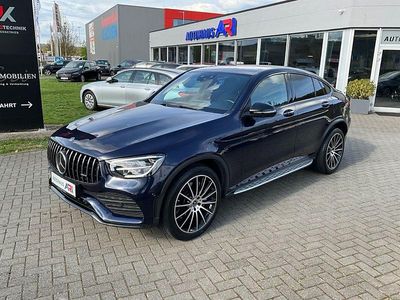 Usata Mercedes GLC300 AMG line 245 CV (180 kW) 2020 Blu Coupé