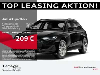Używany Audi A3 116 KM (85 kW) 2025 Czarny Sedan/Limuzyna