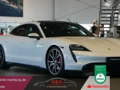 Gebraucht Porsche Taycan 4S Performance Package 419 kW (571 PS) 2023 Carraraweiß Limousine