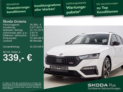 Candyweiß Gebraucht 2022 Skoda Octavia RS Kombi | 28.389 € (Guter Preis)