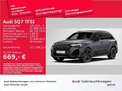 Gebraucht Audi SQ7 Sport 507 PS (372 kW) 2024 Nardograu individuallackierung SUV