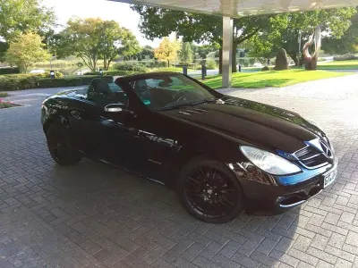 Gebraucht Mercedes SLK200 163 PS (119 kW) 2004 Schwarz Cabrio