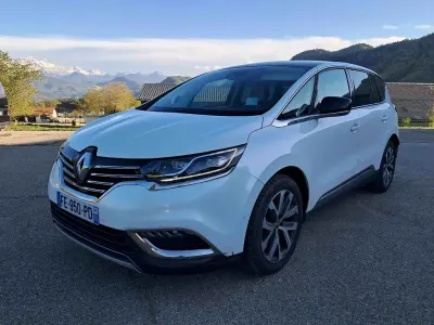 Gebraucht Renault Espace Intens 160 PS (117 kW) 2019 Weiß Van / Kleinbus