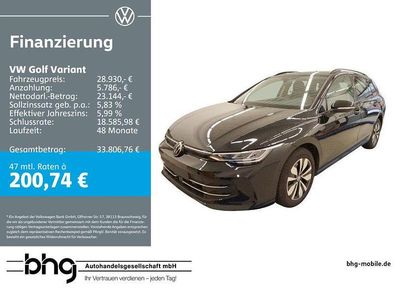 Gebraucht VW Golf VIII Life 116 PS (85 kW) 2025 Schwarz Kombi