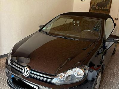 Schwarz Gebraucht 2015 VW Golf Cabriolet Cabrio | 11.400 €