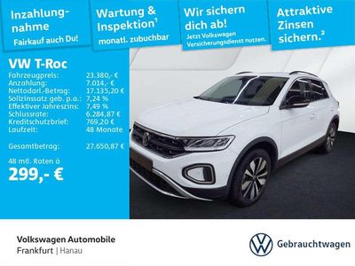 Gebraucht VW T-Roc Goal 116 PS (85 kW) 2025 Weiß SUV