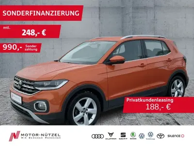 Second-hand VW T-Cross Style 110 CP (80 kW) 2022 Portocaliu SUV
