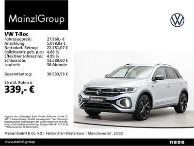 Pyrit silber metallic (metallic) Gebraucht 2022 VW T-Roc R-line SUV | 27.860 € (Teuer)