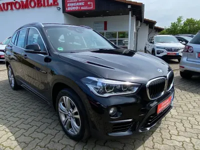 Brugt BMW X1 Sport Line 190 HK (139 kW) 2016 Sort SUV