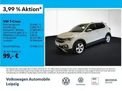 Usata VW T-Cross Style 110 CV (80 kW) 2023 Grigio SUV