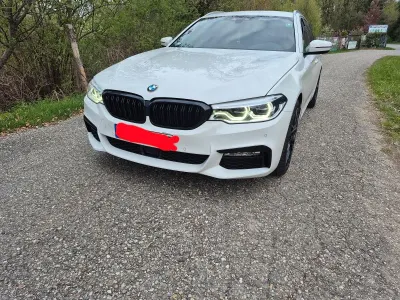 Brugt BMW 520 Luxury Line 190 HK (139 kW) 2019 Hvid Stationcar