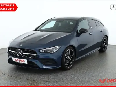Gebraucht Mercedes CLA180 Shooting Brake AMG line 136 PS (100 kW) 2020 Denimblau  metalliclack Kombi