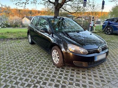 Gebraucht VW Golf VI 80 PS (58 kW) 2009 Schwarz Kleinwagen