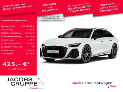 Gebraucht Audi A6 S-Line 367 PS (269 kW) 2025 Gletscherweiß metallic Kombi