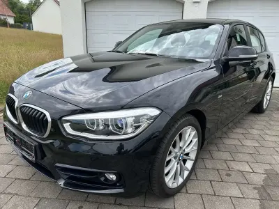 Gebraucht BMW 116 Sport Line 116 PS (85 kW) 2017 Saphirschwarzmetallic Kleinwagen