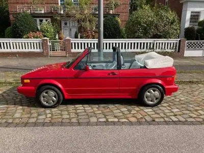 Gebraucht VW Golf Cabriolet 95 PS (69 kW) 1989 Rot Cabrio