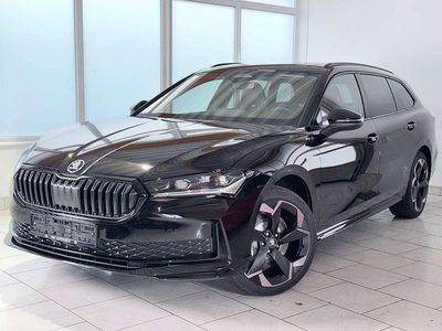 Ebony schwarz metallic Neu 2025 Skoda Superb SportLine Kombi | 51.890 € (Fairer Preis)