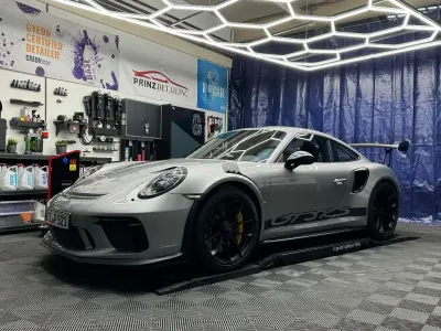 Occasion Porsche 911 GT3 RS 521 PK (383 kW) 2018 Zilver Coupé