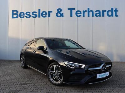 Schwarz Gebraucht 2019 Mercedes CLA250 Shooting Brake AMG line Kombi | 32.920 € (Etwas zu teuer)