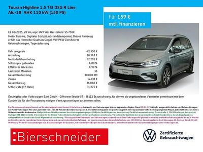 Schwarz Gebraucht 2025 VW Touran Highline Van / Kleinbus | 42.550 € (Teuer)