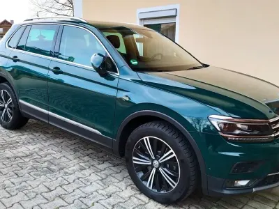 Używany VW Tiguan Highline 179 KM (131 kW) 2018 Zielony SUV