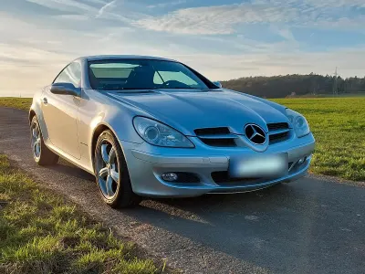 Gebraucht Mercedes SLK200 163 PS (119 kW) 2005 Silber Cabrio