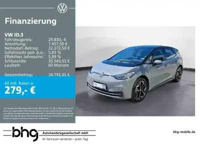 Gebraucht VW ID.3 Pro 150 kW (204 PS) 2023 Grau Kleinwagen