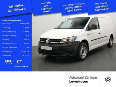 Gebraucht VW Caddy Maxi 102 PS (75 kW) 2021 Weiß Van / Kleinbus