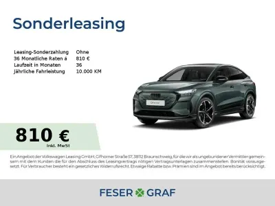 Neu Audi Q4 Sportback e-tron Performance 250 kW (340 PS) 2026 Salbeigrün metallic SUV