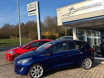 Gebraucht Ford Fiesta Titanium 101 PS (74 kW) 2018 Blau Kleinwagen