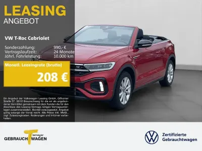Gebraucht VW T-Roc Cabriolet R-line 150 PS (110 kW) 2025 Rot Cabrio
