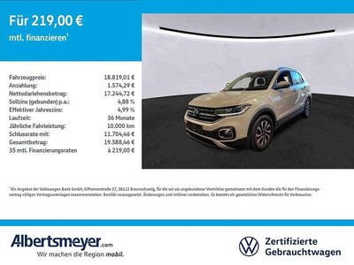 Gebraucht VW T-Cross Active 110 PS (80 kW) 2022 Grau SUV