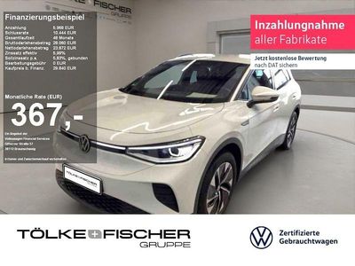 Gletscherweiß (metallic) Gebraucht 2022 VW ID.4 Pro Performance SUV | 29.840 € (Fairer Preis)