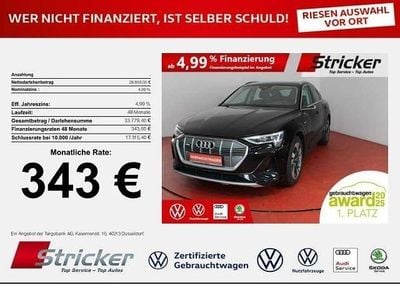 Brillantschwarz Gebraucht 2022 Audi e-tron S-Line SUV | 28.859 € (Guter Preis)