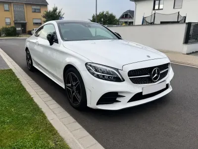 Gebraucht Mercedes C220 AMG line 194 PS (142 kW) 2019 Weiß