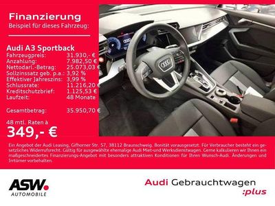 Gletscherweiß metallic Gebraucht 2025 Audi A3 Advanced Plus Limousine | 31.930 € (Guter Preis)