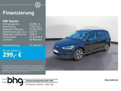 Gebraucht VW Touran Comfortline 150 PS (110 kW) 2025 Schwarz Van / Kleinbus