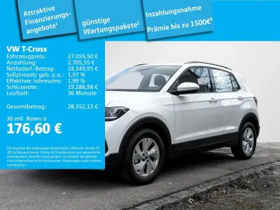 Gebraucht VW T-Cross Life 116 PS (85 kW) 2025 Weiß SUV