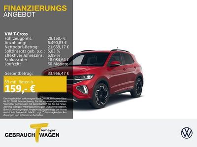 Neu VW T-Cross Life 116 PS (85 kW) 2025 Reflexsilber metallic SUV