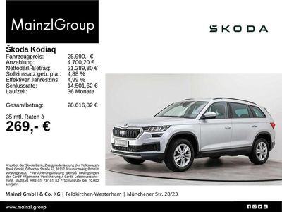 Brillantsilber metallic Gebraucht 2022 Skoda Kodiaq Ambition SUV | 25.990 € (Guter Preis)